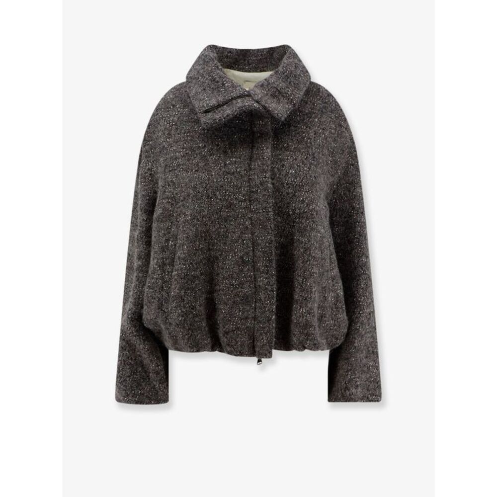 Alysi Women Virgin Wool, Cotton And Alpaca Jacket